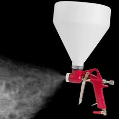 Cheap ❤️ Drywall Texture Sprayer,Air Texture Gun 1.5 Gallon With 3 Nozzle (4.0mm/6.0mm/8.0mm) For Orange Peel Knockdown (Red) ???? -Wagner Shop 31HaKjyb6mL