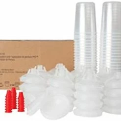 Coupon ???? PPS (Original Series) Paint Spray Gun Cup Lids And Liners Kit, 16000, Standard, 22 Oz, 200-micron Filter, Use W/ Paint Gun For Cars, Furniture, Home, 50 Disposable Lids And Liners, 20 Sealing Plugs ✨ -Wagner Shop 31HcEkYhlpL. AC