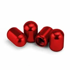 Top 10 ???? 4PCS Car Tire Valve Stem Caps, Air Caps Cover, Universal For Cars, SUVs, Bike, Trucks And Motorcycles, Car Wheel & Tire Exterior Accessories-Red ✔️