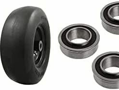 Best deal ???? MARASTAR 00232-2pk Universal Fit Flat Free 11x4.00-5 Lawnmower Tire Assembly, 3.4" Centered Hub, 3/4" Bushing ???? -Wagner Shop 31uZygJL7eL. AC