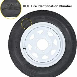 Promo ???? 2 PACK ST205/75D15 Trailer Tire With 15" Rims, 205 75D15, 5 Lug On 4.5", 6PR, Load Range C ???? -Wagner Shop 411ih8IzfGL