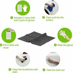 Cheap ✔️ 3PCS Nano Sparkle Cloth For Car Scratches Nano Car Scratch Remover Easily Repair Scratches, Swirls, Paint Residues, Water Spots And Restore The Original Color Of The Car Paint ⌛ -Wagner Shop 412aOXNC7EL