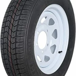 Promo ???? 2 PACK ST205/75D15 Trailer Tire With 15" Rims, 205 75D15, 5 Lug On 4.5", 6PR, Load Range C ???? -Wagner Shop 4134vGbQD2L