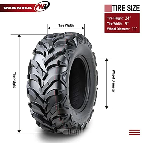Cheap ???? 2 New AT MASTER ATV/UTV Tires 24x9-11 /6PR P341 - 10153 ❤️ 5 Cheap ???? 2 New AT MASTER ATV/UTV Tires 24x9-11 /6PR P341 - 10153 ❤️ - Image 3