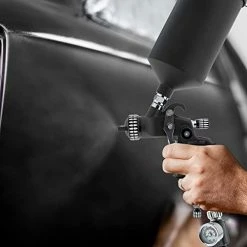 Promo ❤️ HP Pro-33 Series High Performance HVLP Spray Gun Ultimate Kit With 3 Fluid Tip Sets 1.3, 1.4 & 1.8mm And Air Pressure Regulator Gauge, MPS Cup Adapter - Automotive Basecoats, Clearcoats Prim ???? -Wagner Shop 413WnYZddSL