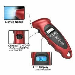 Brand new ???? Digital Tire Pressure Gauge 150 PSI For Car Truck Bicycle Instant Read With Backlit LCD And Non-Slip Grip, 4 Pack ???? 11 Brand new ???? Digital Tire Pressure Gauge 150 PSI For Car Truck Bicycle Instant Read With Backlit LCD And Non-Slip Grip, 4 Pack ???? -Wagner Shop 416e0mmrjlL