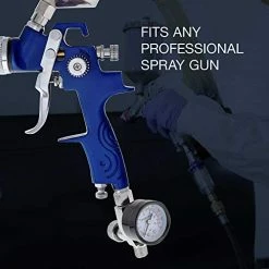 Cheapest ???? TCP Global Brand Air Adjusting Valve Regulator With Gauge For Spray Guns And Pnuematic Tools (1/4" NPT) ✨ -Wagner Shop 416luo0dGyL