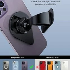 Buy ???? Mag Safe Car Mount For Dashboard [23 Strong N55 Magnets] IPhone MagSafe Phone Mount For Car 360° Rotation Adjustable Magnetic Phone Holder, Only Fit For IPhone 14 13 12 Pro/Max/Mini ✔️ -Wagner Shop 417cSJPYkWL