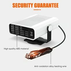 Budget ???? Car Heater,12 V Portable Folding Windshield Defogger And Defroster,Auto Fast Heating & Cooling Fan With Plug In Cigarette Lighter Suction Holder ???? -Wagner Shop 418FLVnXuJL