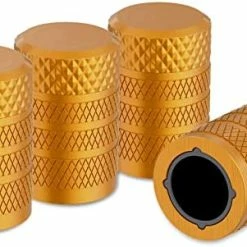 New ???? Tire Valve Stem Caps, Black, 4 Pcs/Pack, Anodized Aluminum Tire Valve Cap Set, Corrosion Resistant, Universal Stem Covers For Cars Trucks Motorcycles SUVs And Bikes ???? -Wagner Shop 4194UbVn CL. AC