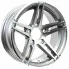 Brand new ???? 2-Pack Gunmetal Aluminum Spoke Sidewinder Trailer Rim 15 In. X 5 15x5 In Grey ❤️ -Wagner Shop 41AIcepR7hL