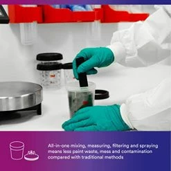 Coupon ???? PPS (Original Series) Paint Spray Gun Cup Lids And Liners Kit, 16000, Standard, 22 Oz, 200-micron Filter, Use W/ Paint Gun For Cars, Furniture, Home, 50 Disposable Lids And Liners, 20 Sealing Plugs ✨ -Wagner Shop 41C6x7NuMjL