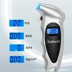 Flash Sale ???? Digital Tire Pressure Gauge 150 PSI 4 Settings For Car Truck Bicycle With Backlit LCD And Non-Slip Grip Car Accessories, Silver (1 Pack) ???? 9 Flash Sale ???? Digital Tire Pressure Gauge 150 PSI 4 Settings For Car Truck Bicycle With Backlit LCD And Non-Slip Grip Car Accessories, Silver (1 Pack) ???? -Wagner Shop 41CI3rICvlL