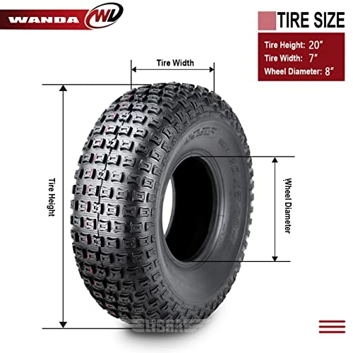 Budget ✔️ Set 2 WANDA ATV Tires 20x7-8 20x7x8 4PR ???? 7 Budget ✔️ Set 2 WANDA ATV Tires 20x7-8 20x7x8 4PR ???? - Image 5