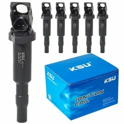 Flash Sale ⭐ 0221504470 Ignition Coil Pack For BMW 325i 325Ci 328i 330Ci 335i 525i 528i 530i 535i 545i 745Li X3 X5 M5 M6 Z4 12137594937 12137562744 12137571643 UF592 (6Pack) ????