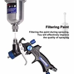 Cheap ???? Touch Up Composite HVLP Air Spray Gun Auto Car Detail Paint Sprayer Spot Repair, With Filtering And Protective Ki ⌛ -Wagner Shop 41LRi6ekCvL
