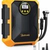 Cheap ???? Tire Inflator Air Compressor 12V DC Portable Air Compressor Car Accessories Auto Tire Pump 100PSI With LED Light Digital Air Pump For Car Tires Bicycles Other Inflatables Yellow ⭐ -Wagner Shop 41Lhj7QKYoL