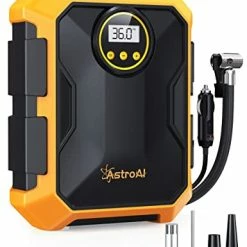 Cheap ???? Tire Inflator Air Compressor 12V DC Portable Air Compressor Car Accessories Auto Tire Pump 100PSI With LED Light Digital Air Pump For Car Tires Bicycles Other Inflatables Yellow ⭐