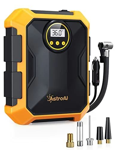 Cheap ???? Tire Inflator Air Compressor 12V DC Portable Air Compressor Car Accessories Auto Tire Pump 100PSI With LED Light Digital Air Pump For Car Tires Bicycles Other Inflatables Yellow ⭐ 3 Cheap ???? Tire Inflator Air Compressor 12V DC Portable Air Compressor Car Accessories Auto Tire Pump 100PSI With LED Light Digital Air Pump For Car Tires Bicycles Other Inflatables Yellow ⭐