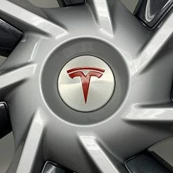 Coupon ???? Wheel Decals For Tesla, Uberturbine/Arachnid/Cyberstream, 5-pc Set (Gloss Red) ⭐ -Wagner Shop 41PDvzIImaL. AC