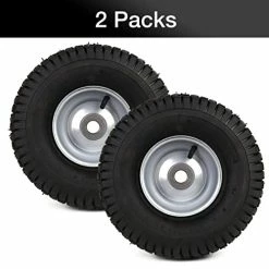 New ???? (2 Pack) 15 X 6.00-6 Tire And Wheel Set - For Lawn Tractors With 3/4" Sintered Iron Bushings Yellow ✨ 14 New ???? (2 Pack) 15 X 6.00-6 Tire And Wheel Set - For Lawn Tractors With 3/4" Sintered Iron Bushings Yellow ✨ -Wagner Shop 41RaPgYIS3L