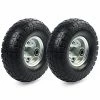 Cheapest ???? 4.10/3.50-4” Tire And Wheel Flat Free, 2 Pack 10” Solid Tires, 5/8" Axle Bore Hole, 2 1/4” Offset Hub For Dolly Hand Truck Utility Carts ???? 2 Cheapest ???? 4.10/3.50-4” Tire And Wheel Flat Free, 2 Pack 10” Solid Tires, 5/8" Axle Bore Hole, 2 1/4” Offset Hub For Dolly Hand Truck Utility Carts ???? -Wagner Shop 41U9LikVVfL