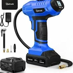 Promo ???? Cordless Tire Inflator Air Compressor 20V Rechargeable Battery Powered 160PSI Portable Handheld Air Pump With 12V Car Power Adapter Digital Pressure Gauge For Cars Motorcycles ACJY21LIDCYE 2-blue ???? 11 Promo ???? Cordless Tire Inflator Air Compressor 20V Rechargeable Battery Powered 160PSI Portable Handheld Air Pump With 12V Car Power Adapter Digital Pressure Gauge For Cars Motorcycles ACJY21LIDCYE 2-blue ???? -Wagner Shop 41ViyqGdlL. AC