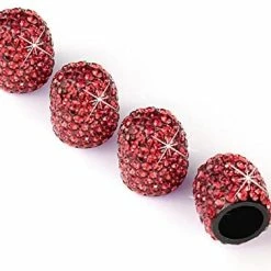 Cheap ???? 4 Pack Handmade Crystal Rhinestone Car Tire Valve Stem Caps, Car Wheel Tire Valve, Attractive Dustproof Bling Car Accessories, Universal For Cars, Trucks And Motorcycles-White ???? -Wagner Shop 41ZAgqY0vES. AC