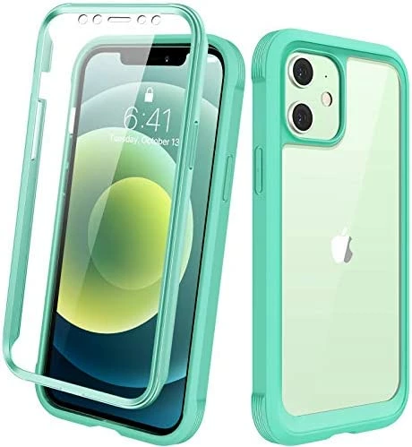Outlet ???? Diaclara Designed For IPhone 12 Mini Case, Full Body Rugged Case With Built-in Touch Sensitive Anti-Scratch Screen Protector, Soft TPU Bumper Case For IPhone 12 Mini 5.4" (Blue And Clear) ???? 14 Outlet ???? Diaclara Designed For IPhone 12 Mini Case, Full Body Rugged Case With Built-in Touch Sensitive Anti-Scratch Screen Protector, Soft TPU Bumper Case For IPhone 12 Mini 5.4" (Blue And Clear) ???? - Image 12
