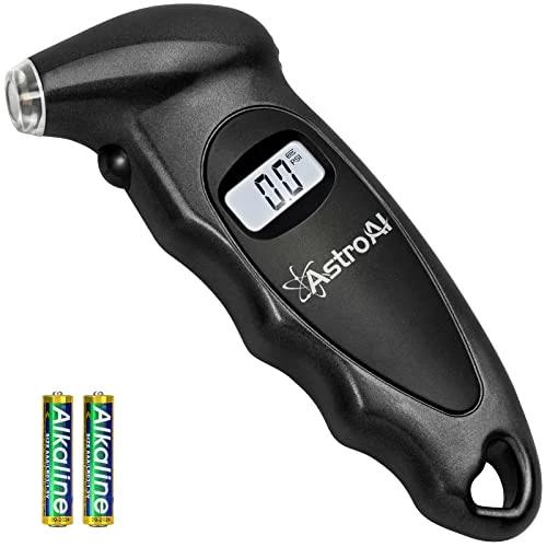 New ⭐ Digital Tire Pressure Gauge With Replaceable AAA Batteries, 150 PSI 4 Settings Stocking Stuffers For Car Truck Bicycle Backlit LCD Non-Slip Grip Car Accessories, Black ???? 3 New ⭐ Digital Tire Pressure Gauge With Replaceable AAA Batteries, 150 PSI 4 Settings Stocking Stuffers For Car Truck Bicycle Backlit LCD Non-Slip Grip Car Accessories, Black ????