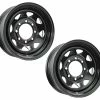 Deals ✔️ 2-Pack Trailer Wheels 16 In. X 6 In. 8 Lug Black Steel Spoke Rim Wheel ❤️ -Wagner Shop 41dE2manJNL
