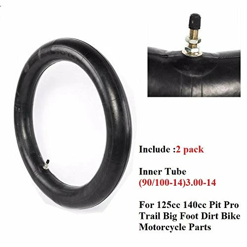 Buy ???? 90/100-14" 3.00-14 Inch Rear Inner Tube For 125cc 140cc Pit Pro Trail Foot Dirt Bike 2 Pack By Gator Parts ???? 4 Buy ???? 90/100-14" 3.00-14 Inch Rear Inner Tube For 125cc 140cc Pit Pro Trail Foot Dirt Bike 2 Pack By Gator Parts ???? - Image 2