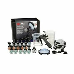 Discount ???? Performance Spray Gun Starter Kit, 26778, Includes PPS 2.0 Paint Spray Cup System, 15 Replaceable Gravity HVLP Atomizing Heads, Air Control Valve ????