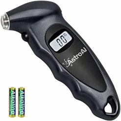 New ⭐ Digital Tire Pressure Gauge With Replaceable AAA Batteries, 150 PSI 4 Settings Stocking Stuffers For Car Truck Bicycle Backlit LCD Non-Slip Grip Car Accessories, Black ???? 16 New ⭐ Digital Tire Pressure Gauge With Replaceable AAA Batteries, 150 PSI 4 Settings Stocking Stuffers For Car Truck Bicycle Backlit LCD Non-Slip Grip Car Accessories, Black ???? -Wagner Shop 41gqMRXp0L. AC