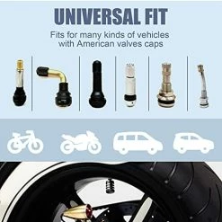 Wholesale ???? Tire Valve Stem Cap Cover - (5 Pack) Tire Air Cap Metal With Plastic Liner Corrosion Resistant Leak-Proof American Flag For Car Truck Motorcycle Bike Red ✨ 20 Wholesale ???? Tire Valve Stem Cap Cover - (5 Pack) Tire Air Cap Metal With Plastic Liner Corrosion Resistant Leak-Proof American Flag For Car Truck Motorcycle Bike Red ✨ -Wagner Shop 41gylvmrTnL