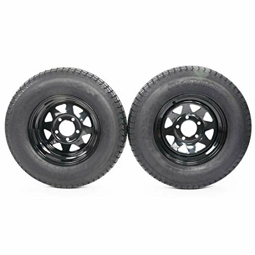 New ???? 13" Trailer Wheel & Tire With Bias ST175/80D13 Tire Mounted (5x4.5 Bolt Circle) Black Spoke, Set Of 2 ???? 3 New ???? 13" Trailer Wheel & Tire With Bias ST175/80D13 Tire Mounted (5x4.5 Bolt Circle) Black Spoke, Set Of 2 ????