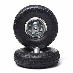 New ⌛ (2 Pack) AR-PRO 10" Heavy-Duty Replacement Tire And Wheel - 4.10/3.50-4" With 10" Inner Tube, 5/8" Axle Bore Hole, 2.2" Offset Hub And Double Sealed Bearings For Hand Trucks And Gorilla Cart Silver ???? 13 New ⌛ (2 Pack) AR-PRO 10" Heavy-Duty Replacement Tire And Wheel - 4.10/3.50-4" With 10" Inner Tube, 5/8" Axle Bore Hole, 2.2" Offset Hub And Double Sealed Bearings For Hand Trucks And Gorilla Cart Silver ???? -Wagner Shop 41npK1pa53L