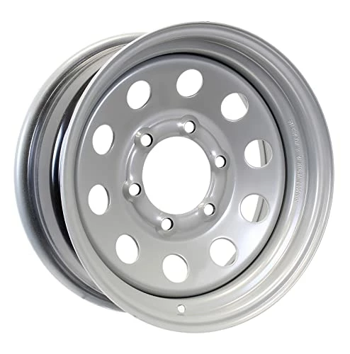 Promo ❤️ Rim Trailer Wheel Rim 15X6 6 Lug On 5.5 In. Silver Modular 2830 Lb ???? 4 Promo ❤️ Rim Trailer Wheel Rim 15X6 6 Lug On 5.5 In. Silver Modular 2830 Lb ???? - Image 2