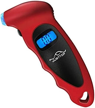 Best Sale ???? JUSTTOP Digital Tire Pressure Gauge, 150PSI 4 Setting For Cars, Trucks And Bicycles, Backlit LCD And Anti-Skid Grip For Easy And Accurate Reading(Silver) Red ???? 10 Best Sale ???? JUSTTOP Digital Tire Pressure Gauge, 150PSI 4 Setting For Cars, Trucks And Bicycles, Backlit LCD And Anti-Skid Grip For Easy And Accurate Reading(Silver) Red ???? - Image 8