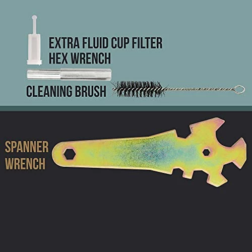 Wholesale ???? Brand Professional New 2.5mm HVLP Spray Gun- Great For High Build Auto Paint Primer - Metal Flake Application And Any Heavy Bodied Paint Or Primer Material -with Air Regulator ✨ 7 Wholesale ???? Brand Professional New 2.5mm HVLP Spray Gun- Great For High Build Auto Paint Primer - Metal Flake Application And Any Heavy Bodied Paint Or Primer Material -with Air Regulator ✨ - Image 5