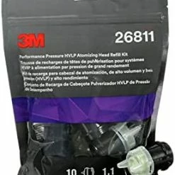 New ???? Performance Gravity HVLP Atomizing Head Refill Kit, 26713, Size 1.3, Green, For Use With 3M Performance Spray Gun And 3M PPS 2.0 Paint Cups, 5 Pack ???? -Wagner Shop 41wnXlQmGS. AC
