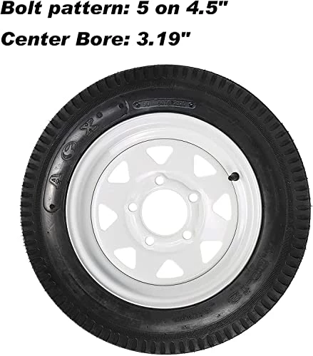 Brand new ✔️ 4.8-12 4.8x12 480-12 4.80-12 Trailer Tires With 12'' Rims, 5 Lug On 4.5'', Load Range C, 6PR, Set Of 2 ???? 7 Brand new ✔️ 4.8-12 4.8x12 480-12 4.80-12 Trailer Tires With 12'' Rims, 5 Lug On 4.5'', Load Range C, 6PR, Set Of 2 ???? - Image 5