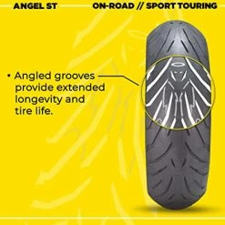 Cheapest ???? Angel ST Front & Rear Street Sport Touring Motorcycle Tires (1x Front 120/70ZR17 1x Rear 180/55ZR17) ???? -Wagner Shop 41xZ6uhf9BL