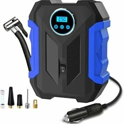 Flash Sale ???? Digital Air Compressor For Car Auto Pump Portable Tire Inflator With LED Light DC 12V Yellow ???? -Wagner Shop 41ynFqtlmIL. AC