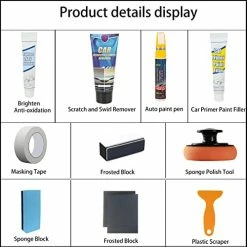 Best Sale ???? Car Paint Scratch Remover, Car Scratch Swirl Remover, Polish & Paint Restorer, Repair Paint Scratches Branch Scratches Nail Scratches Abrasion Oxidation (13 Pcs Kit-white) ✨ -Wagner Shop 41zB6Tga2GL