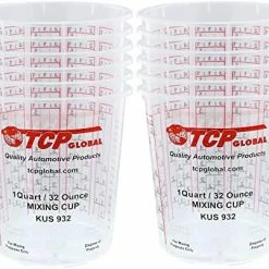 Top 10 ???? Custom Shop Pack Of 12 Each 32 Ounce Paint Mix Cups With Calibrated Mixing Ratios On Side Epoxy Resinof Cup Cups - Pack Of 12 ???? -Wagner Shop 51 x0vjIw6L. AC