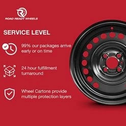 Best Sale ???? For 07-11 Toyota Camry 16 Inch Black Steel Rim - OE Direct Replacement - Road Ready Truck ???? -Wagner Shop 510O1wF0fVL