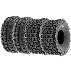 New ⭐ Et Of 4 SunF 22x7-10 Front & 22x10-9 Rear ATV UTV Knobby Sport Tires,6 PR Tubeless A027 ????