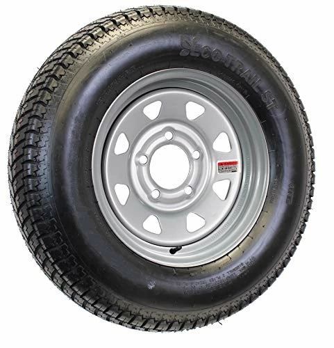 Budget ???? T215/75D14 Loadstar Trailer Tire LRC On 5 Bolt Silver Spoke Wheel ???? 3 Budget ???? T215/75D14 Loadstar Trailer Tire LRC On 5 Bolt Silver Spoke Wheel ????