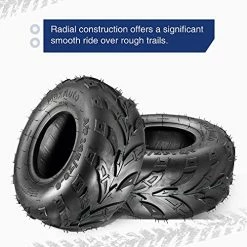Cheap ⌛ 145 70-6 Tires, 145/70-6 Tubeless Go Kart Mini Bike Tires, 4PR, Pack Of 2 ???? -Wagner Shop 511lPn1gVBS